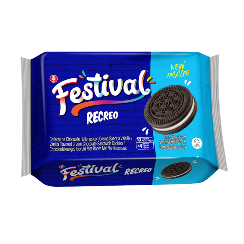 FESTIVAL RECREO COOKIES 360 GR