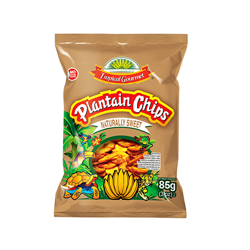 Tropical Gourmet Sweet Plantain chips 85 GR