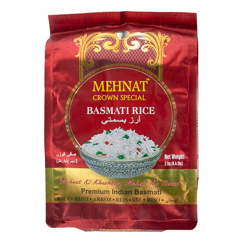 MEHNAT CROWN BASMATI RICE 2 kg