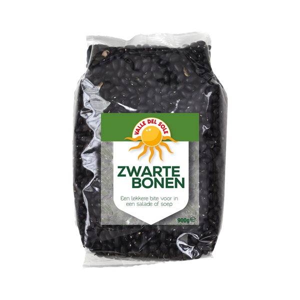 VALLE DEL SOLE BLACK TURTLE BEANS 900 Gr