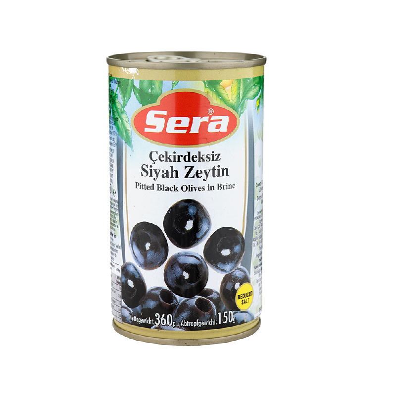 SERA BLACK OLIVES WITHOUT PIT 360 gr