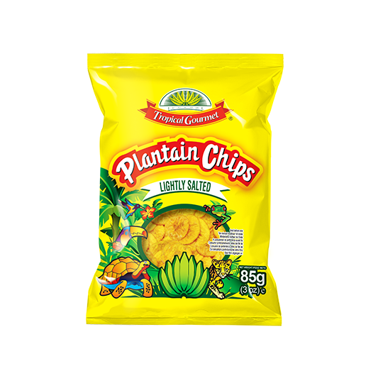 [RL0001] Tropical Gourmet Salted Plantain Chips 85 GR