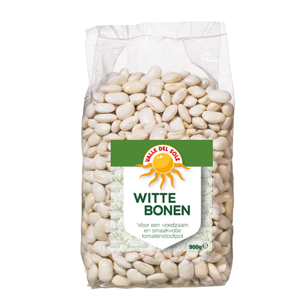 VALLE DEL SOLE ALUBIA WHITE BEANS 900 GR