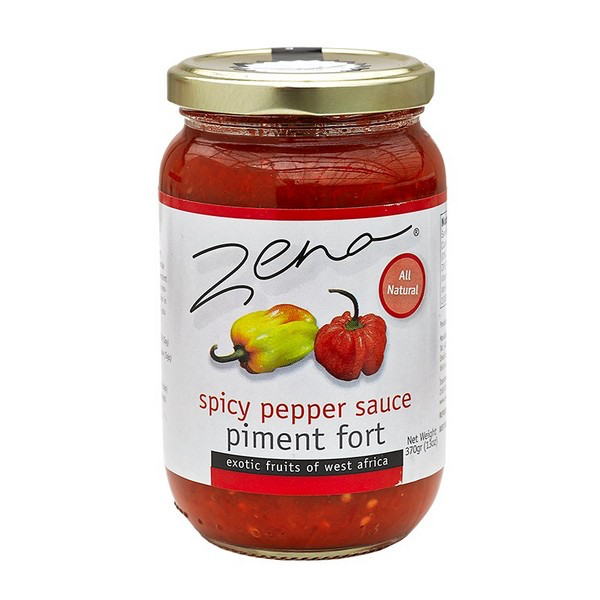 ZENA SPICY PEPPER SAUCE  MIT GRAIN 12 X 370 gr