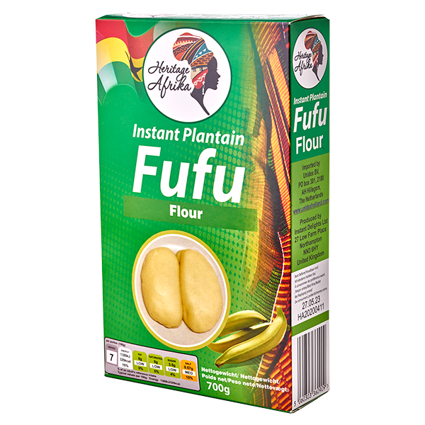 Heritage Afrika Plantain Fufu (Boxes) 680 GR
