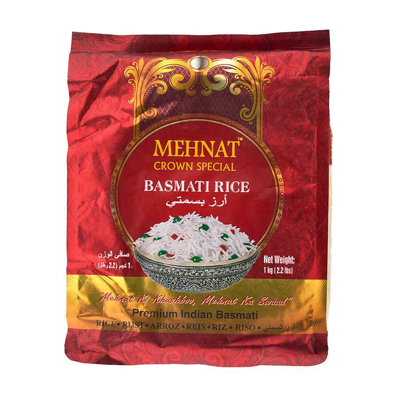 MEHNAT CROWN BASMATI RICE  1 kg