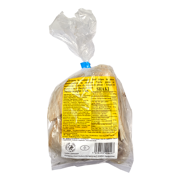 EUROPEAN FOOD PACKERS COW TRIPES (SHAKI)